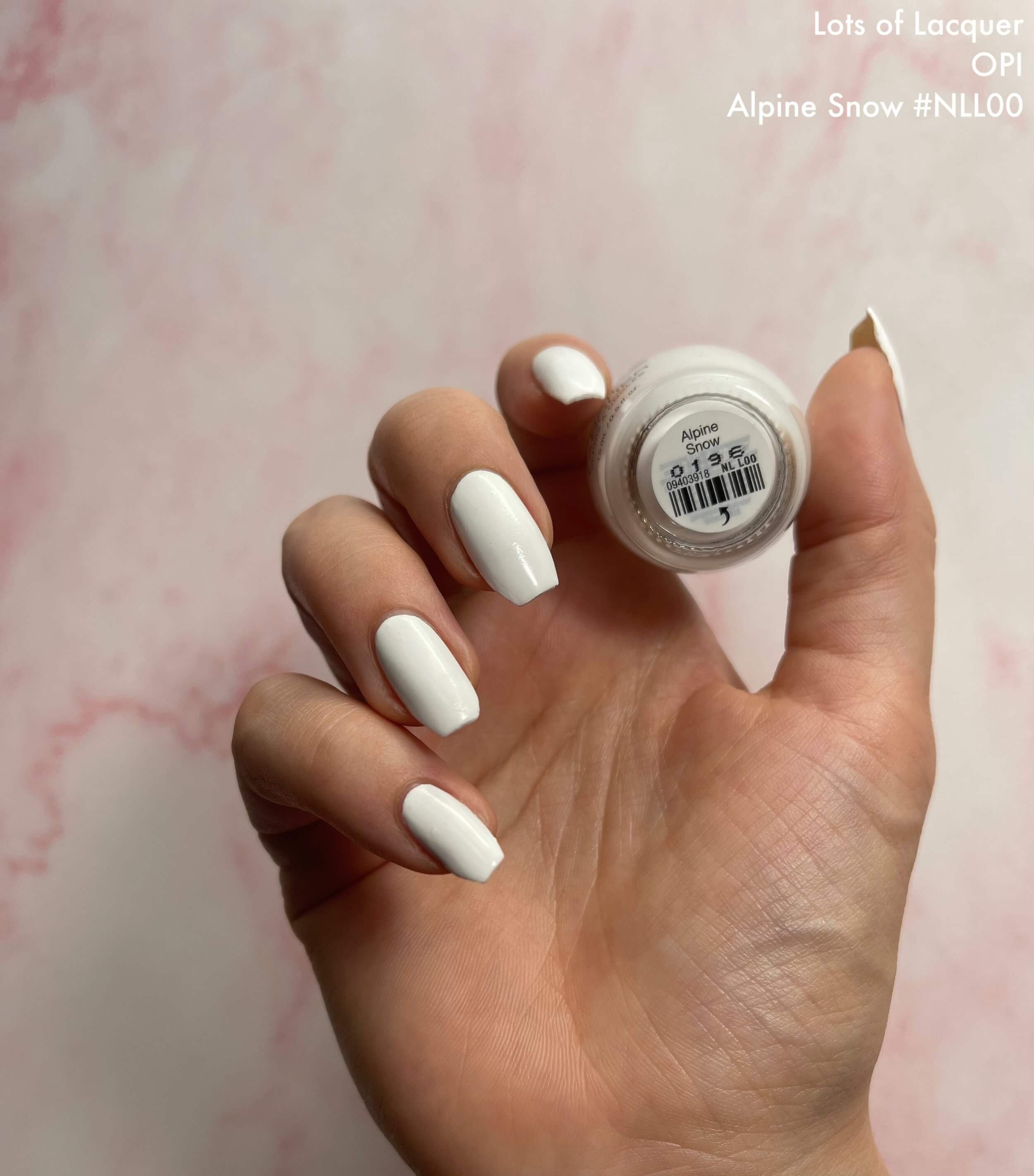 OPI Alpine Snow Review Lots of Lacquer